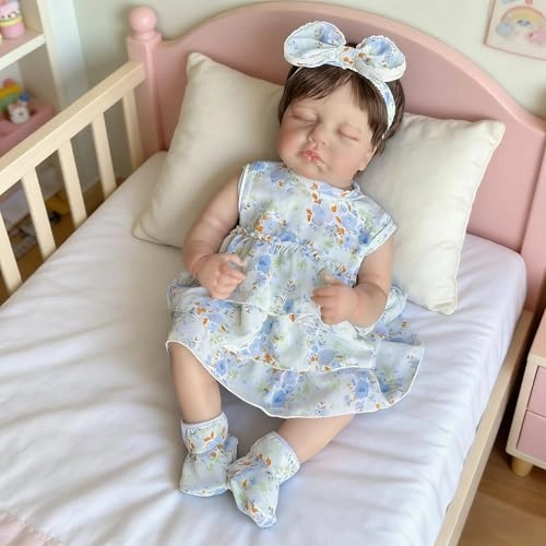 Loulou Reborn Baby Doll - 20 inch Full Body Vinyl Girl Ages 3+