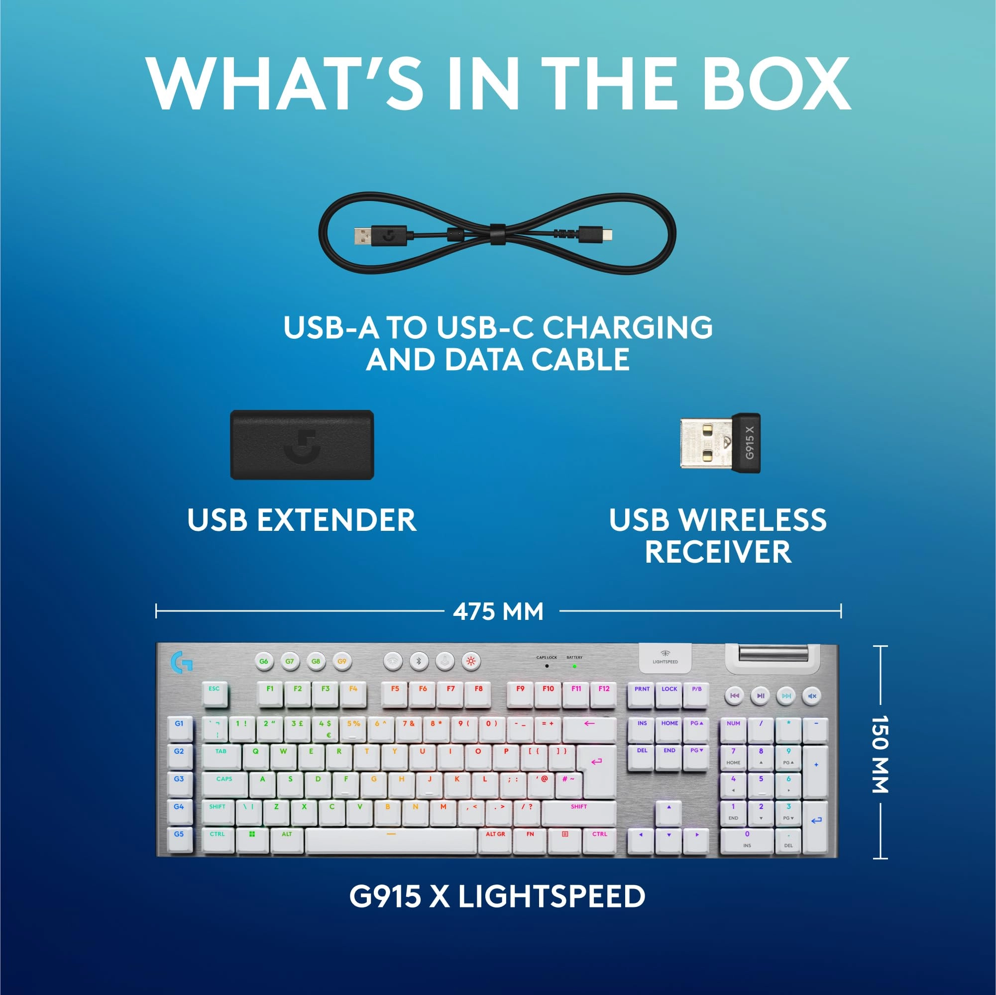 G915 X LIGHTSPEED - UK Wired/Wireless