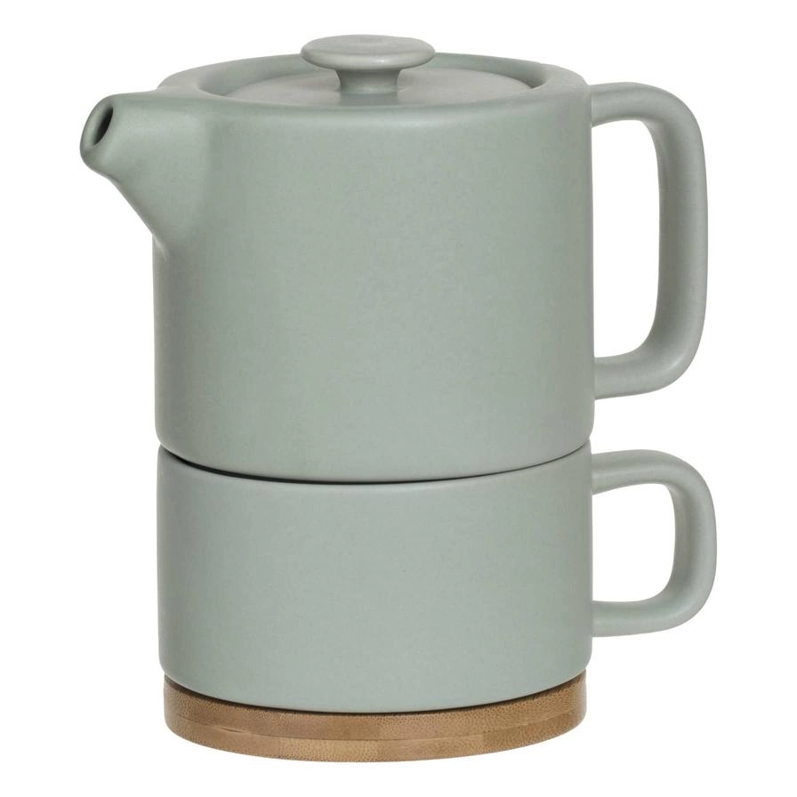 SG Earthenware Teapot Set - 800 milliliter