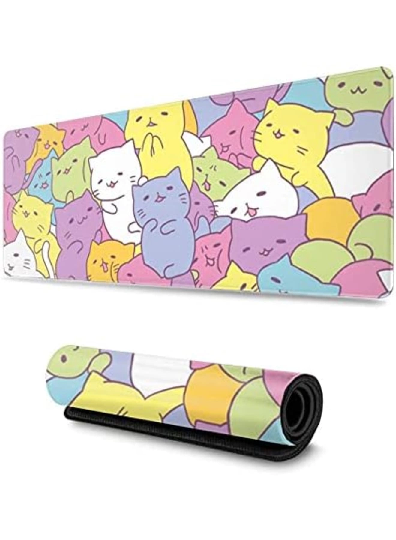 Luckam Cute Cat XL Gaming Mouse Pad - 80x30 cm