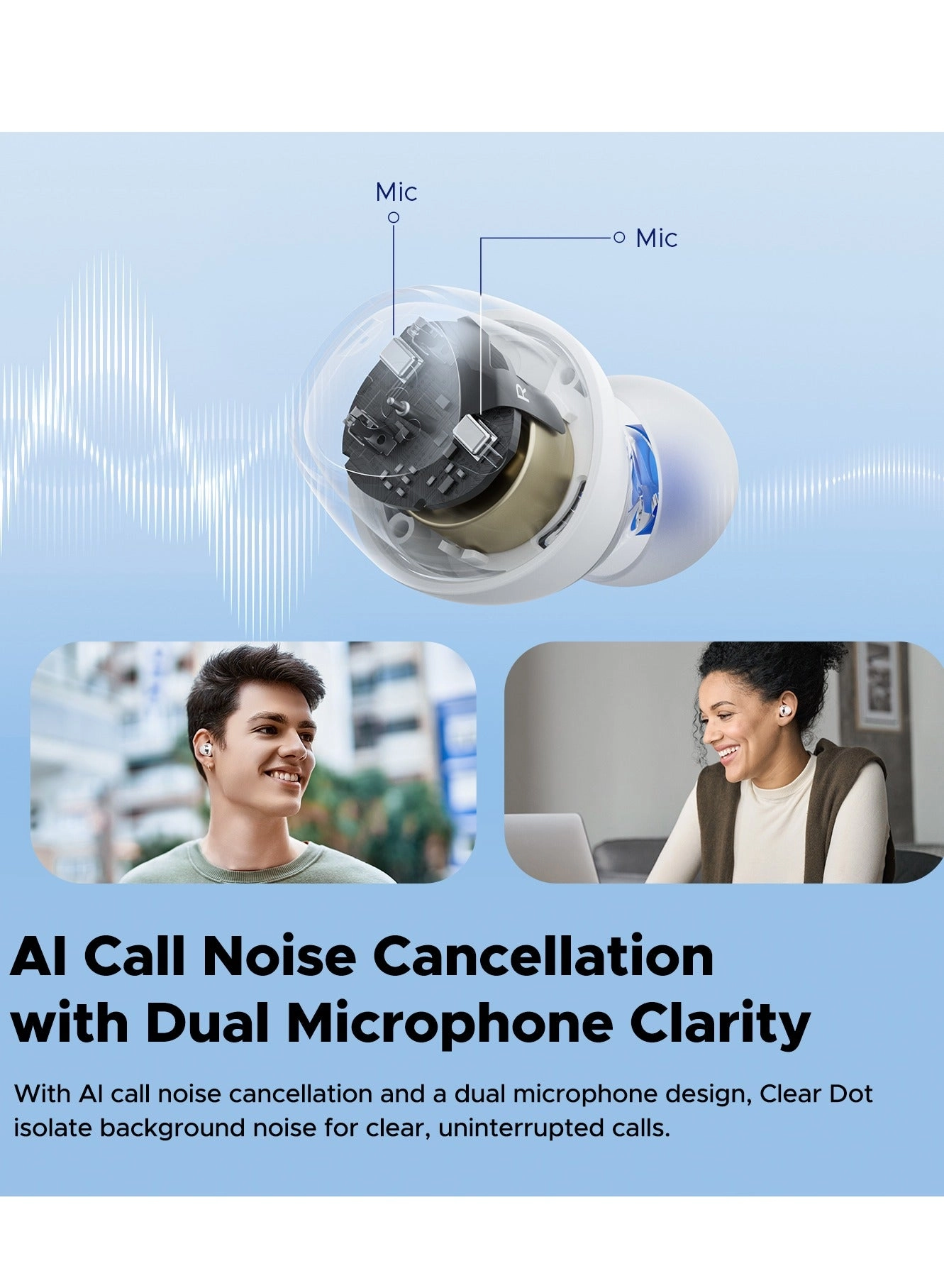 Clear Wireless Earbud