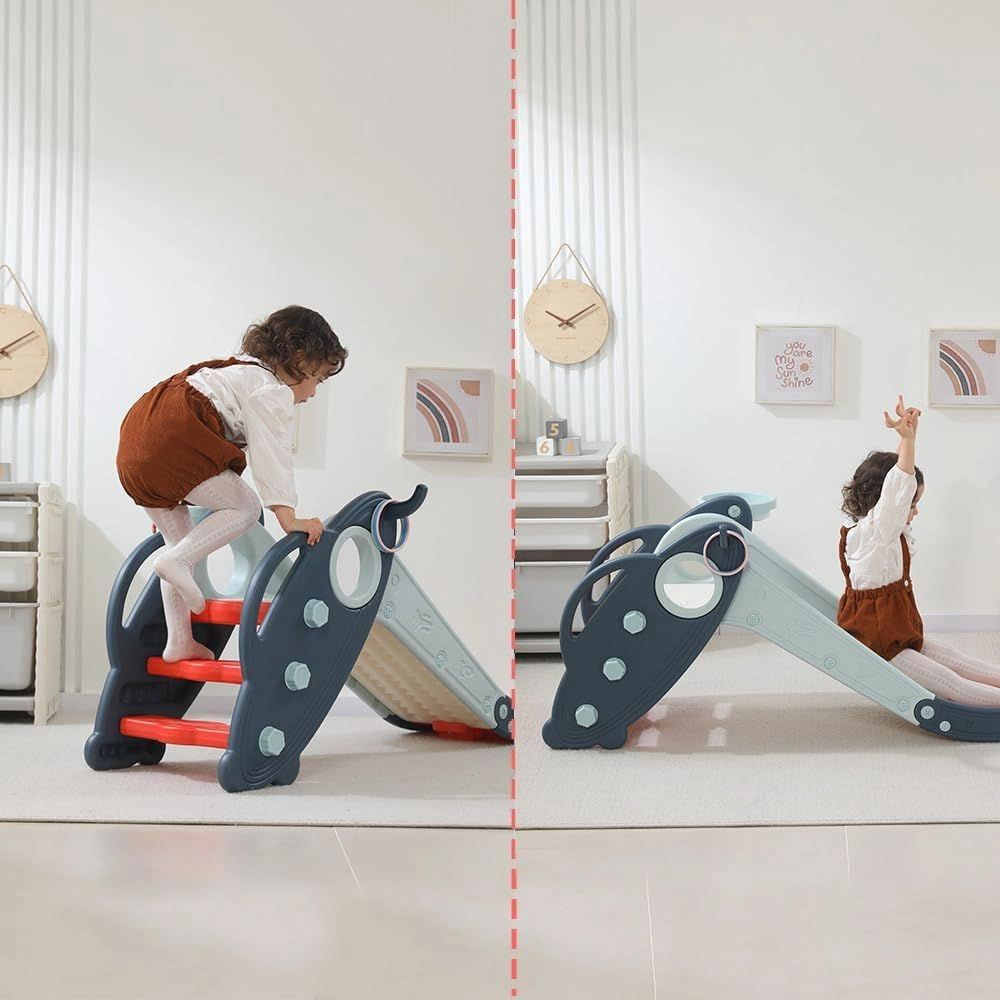 3 In 1 Swing With Slide - Pink 1-6 years