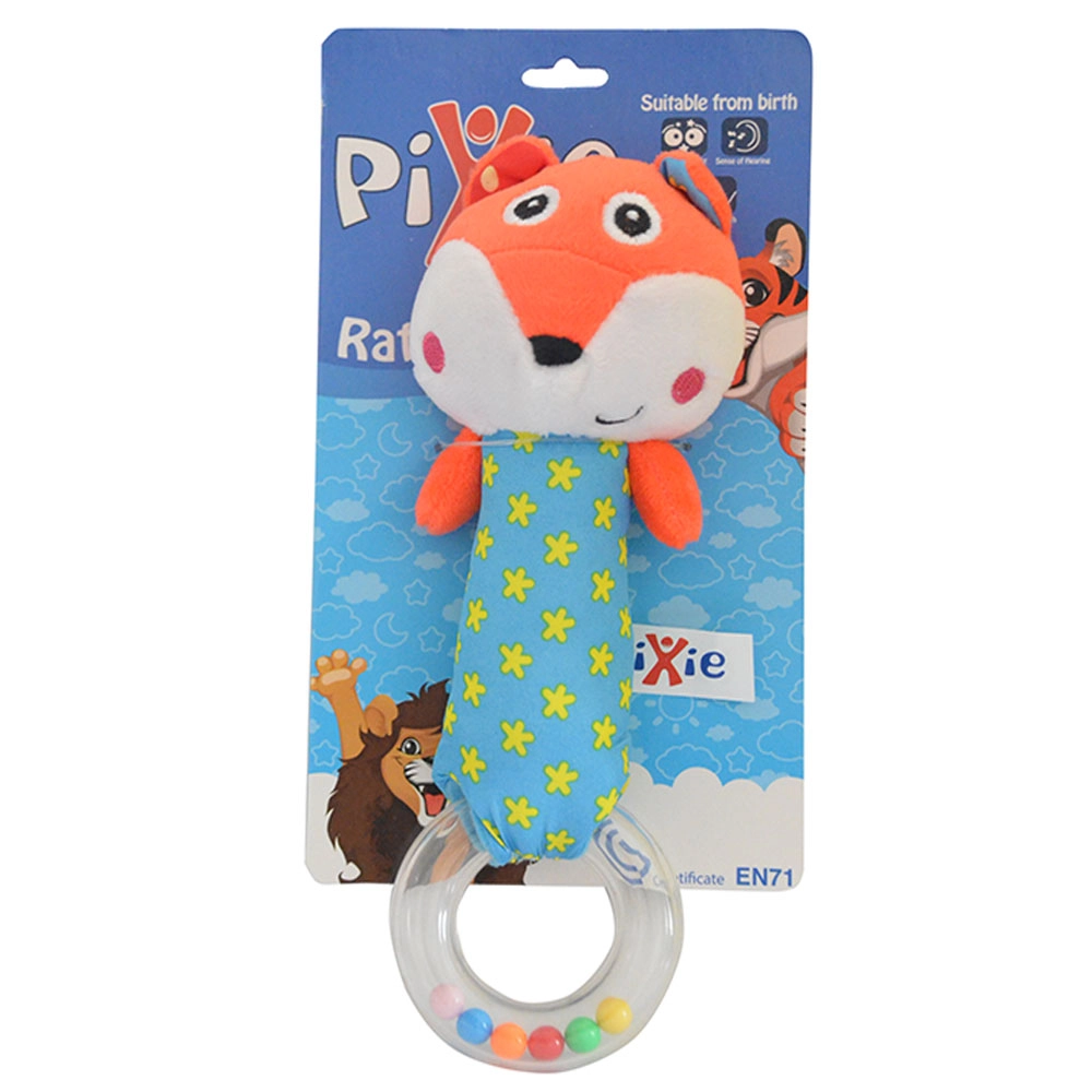 Baby Fox Rattle Toy - Suitable for 0 month & above Fabric material