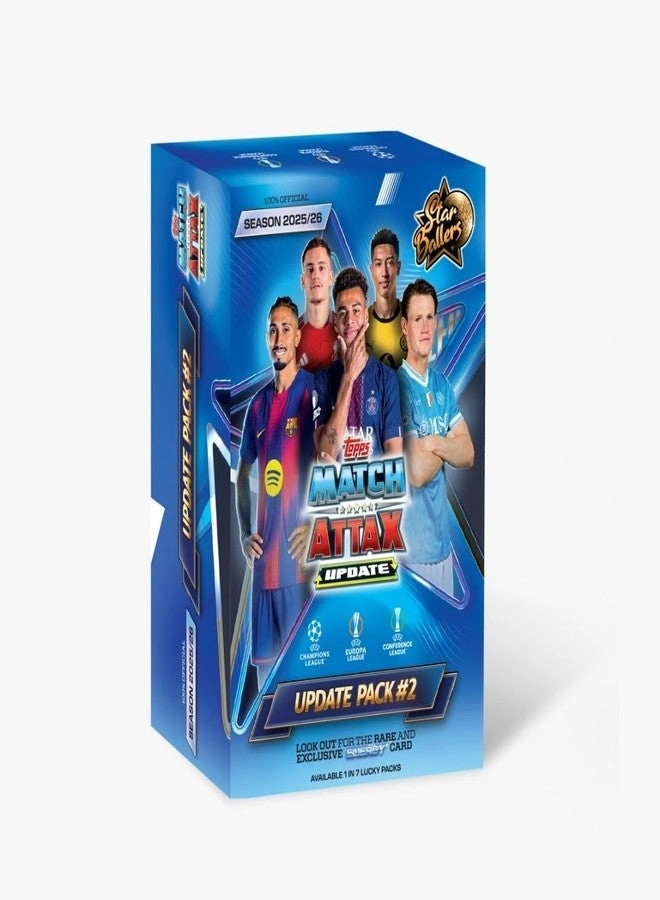 Topps UEFA Champions League Match Attax Update Collection 2025 - Star Ballers Pack #2