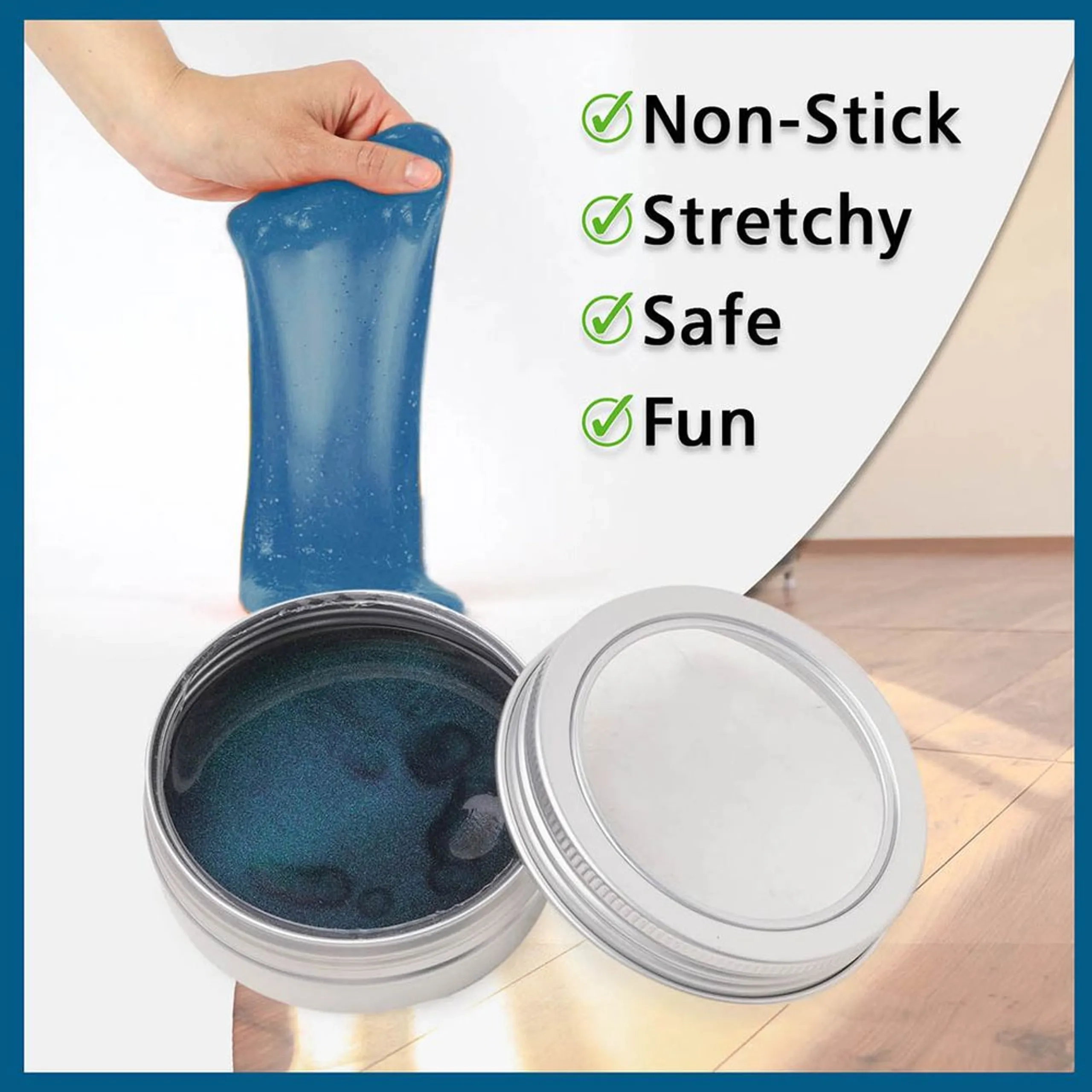 Stitch Iridescent Putty Slime - Suitable for 3 years & above