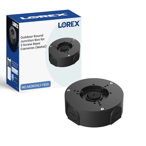 Lorex Technology Junction Box - Waterproof IP66 Black