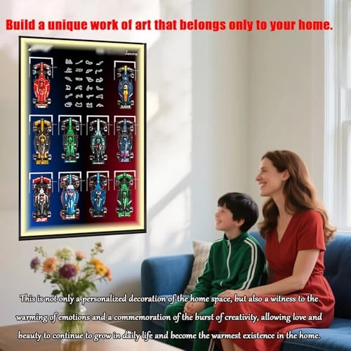 Display Wall Plaque - Magnetic 50 x 80 cm With light-c