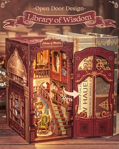 DIY Book Nook Kit - Library of Wisdom