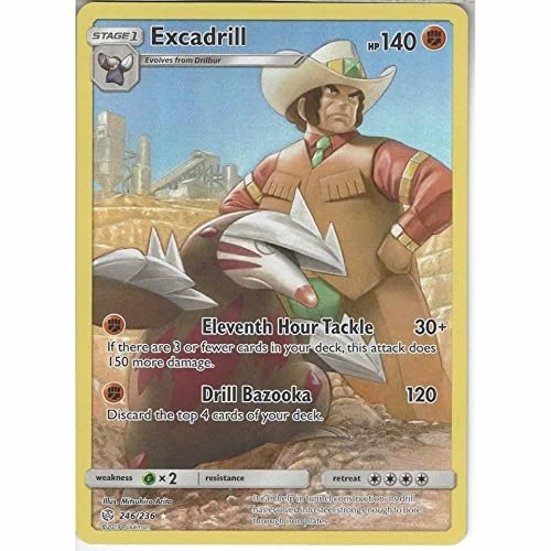 Pokémon Excadrill 246/236 + Toploader - 1pcs