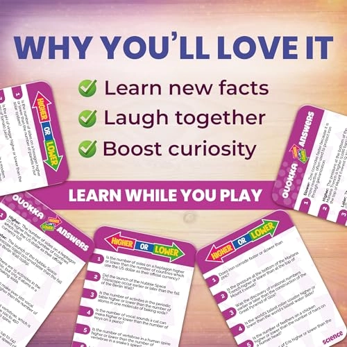 Higher or Lower Science - 3 years and up