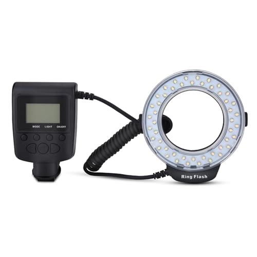 Portable LED Flash Light - 7 brightness modes LCD controller