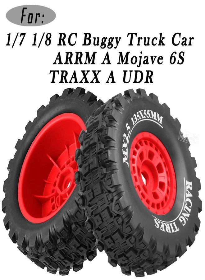 RC Short Course Wheels and Truck Tires - 1/7 1/8