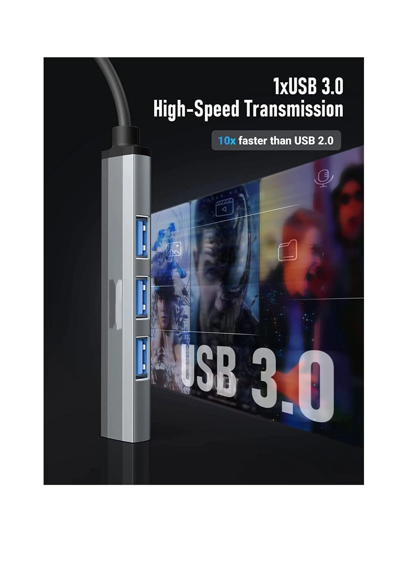 USB Hub - 4 Port USB 3.0