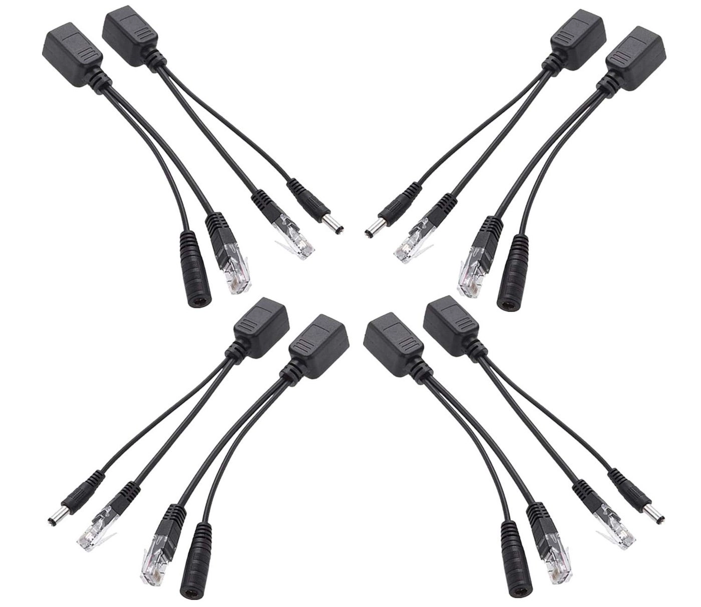 PoE Injector - 12Vdc 10/100Mbps + Splitter