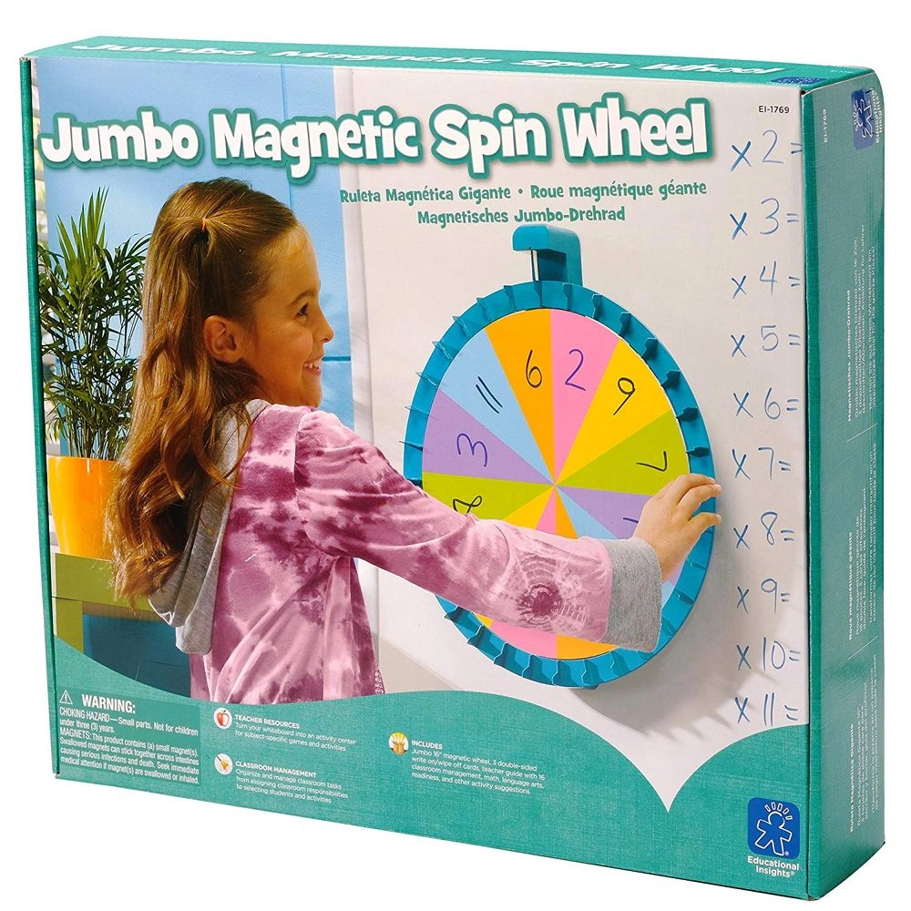 Jumbo Magnetic Spin Wheel - Suitable for 3 years & above