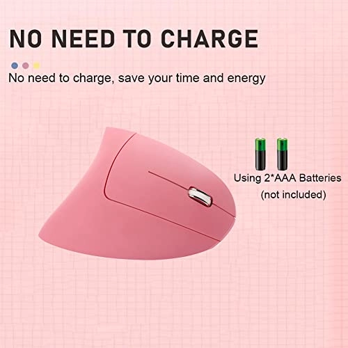 Vertical Ergonomic Mouse - Wireless