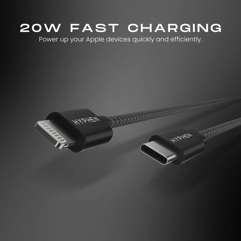 TUF Double Braided Cable USB-C to Lightning 0.3m