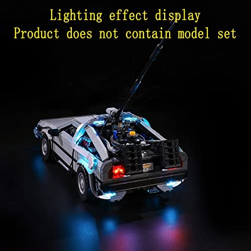 LED Light Kit Back to The Future Time Machine for LEGO 10300