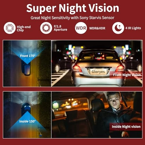 3 channel dash cam 1440P