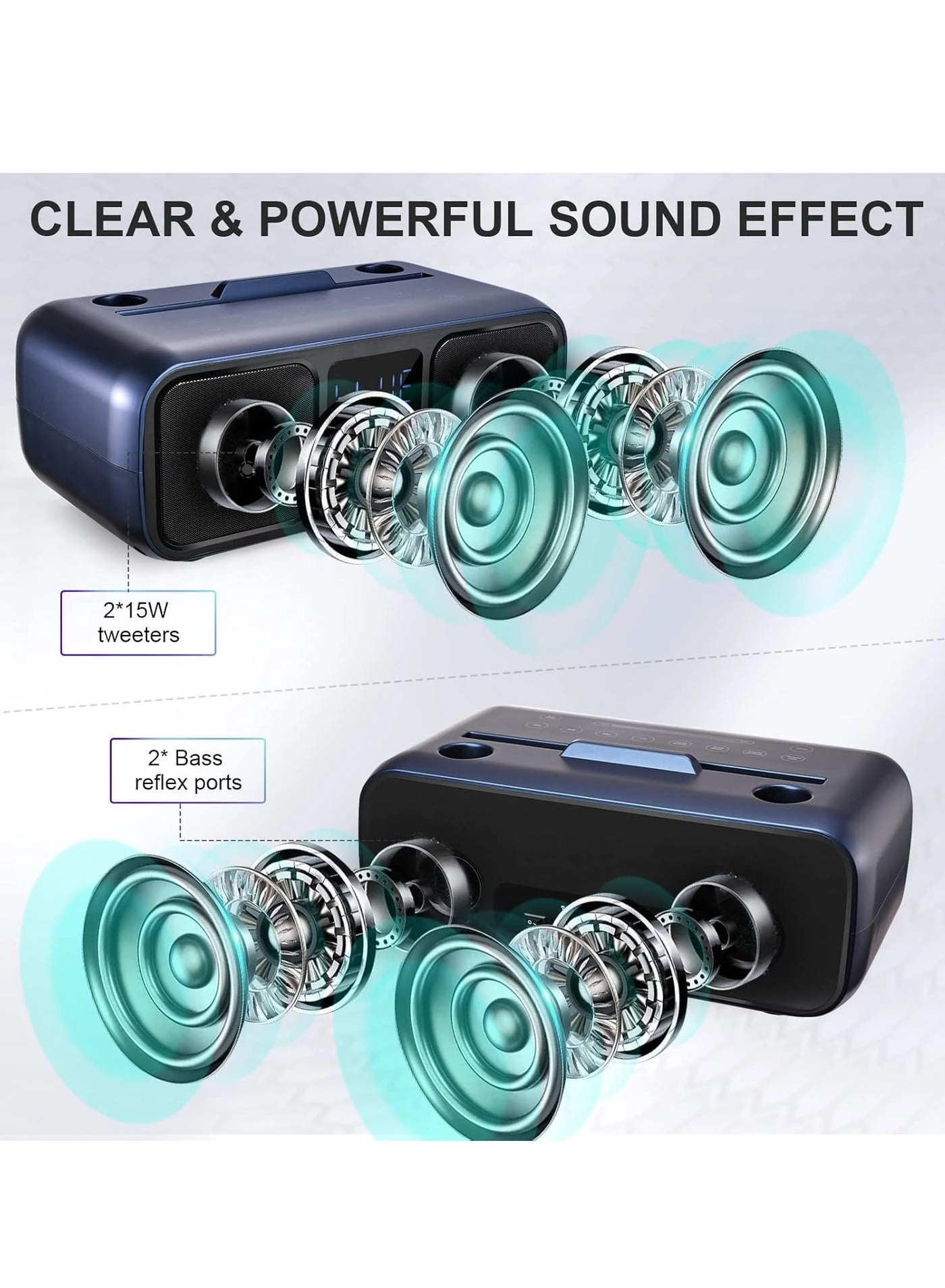 Karaoke Machine - Dual Wireless Microphones