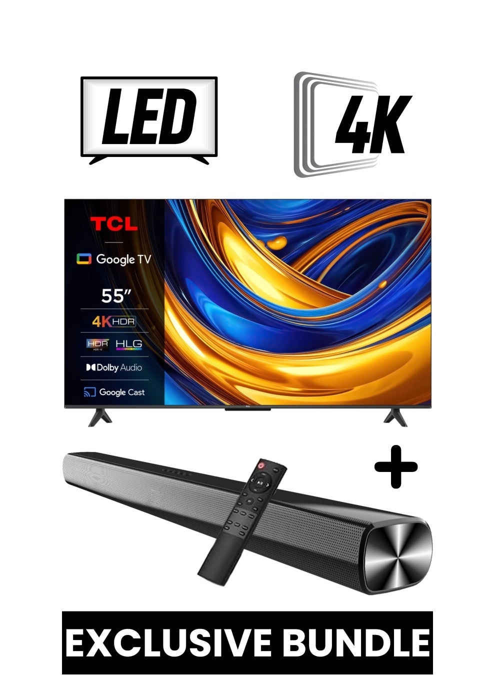 TCL 55P655+SOUNDBAR - 55 in