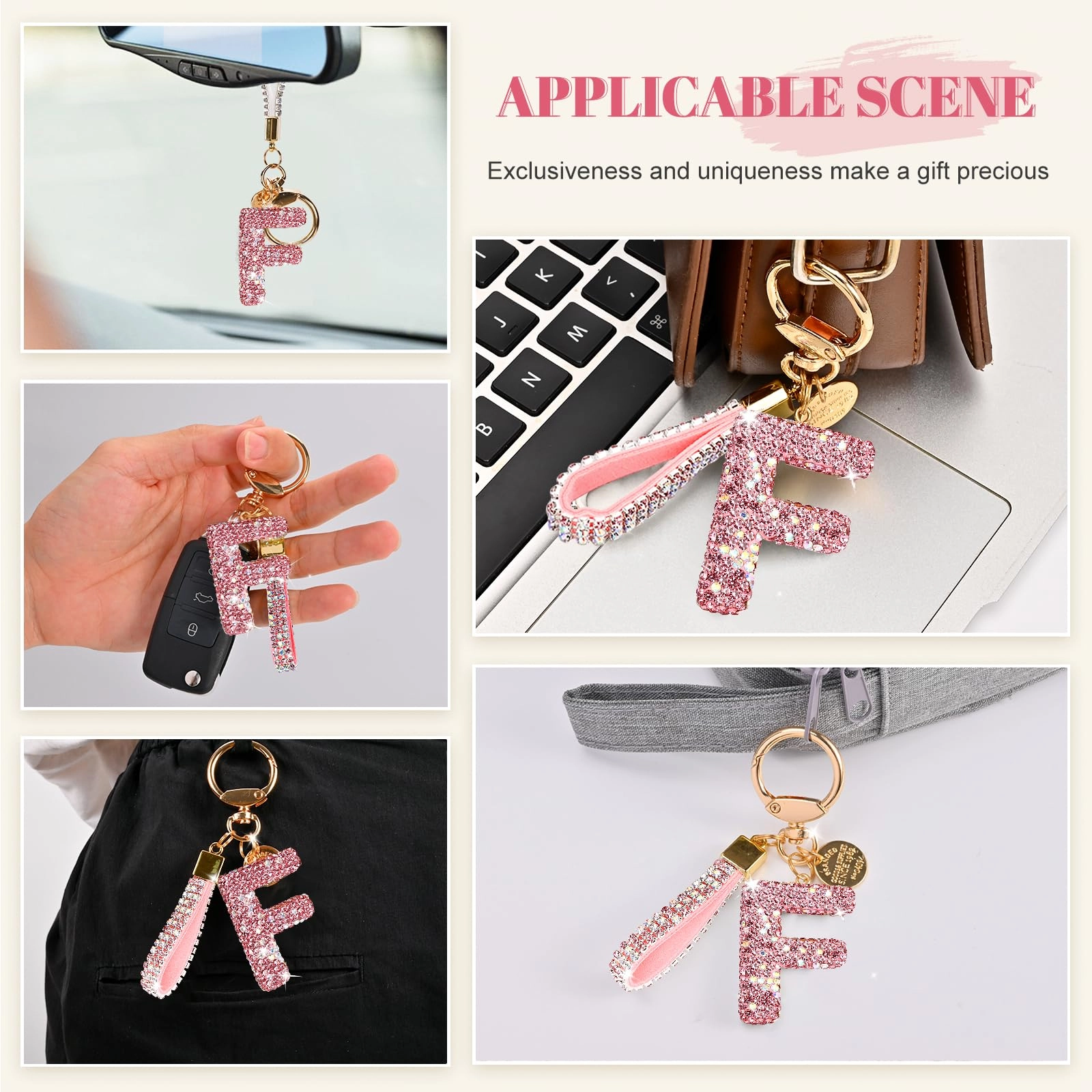 Initial Letter Keychain