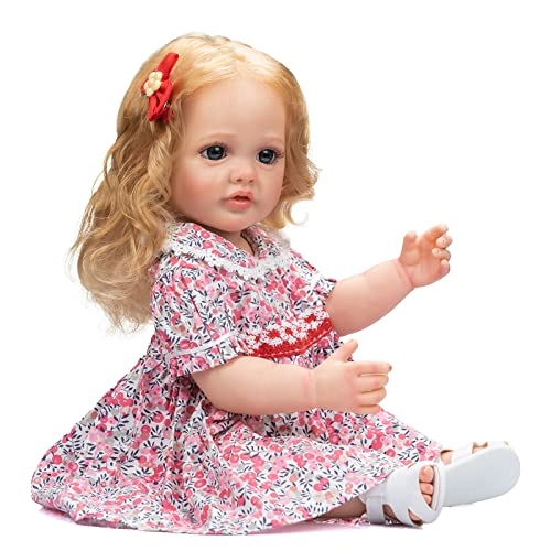Yannik Smile Reborn Baby Doll - 55 cm Silicone Blue Eyes