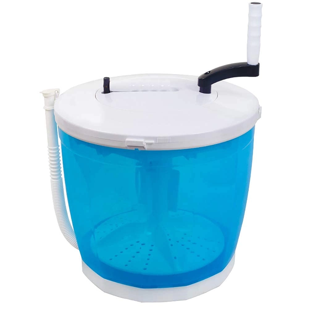 QJYNS Mini Manual Washing Machine With Folding Handle And Detachable Water Basket Dehydration capacity: below 3kg