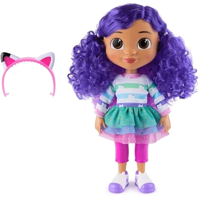 GABBY GIRL DOLL - 33cm Sound Effects Reversible Cat Ears Ages 3+
