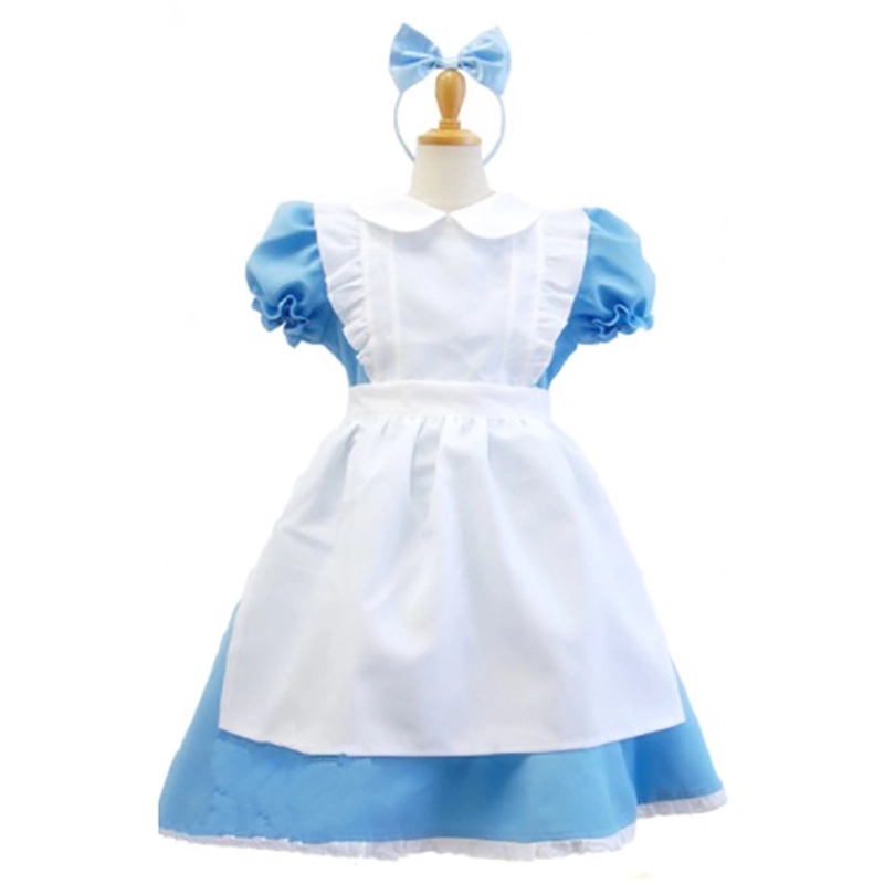 Alice In Wonderland Dress + Apron + Headband - Alice In Wonderland 2-4Y