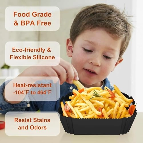 Air Fryer Liners - Silicone 2 Pack