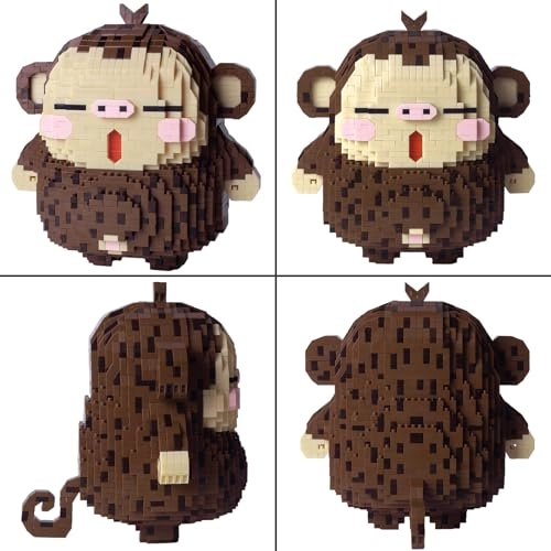 Animal Series Micro Building Blocks - Monkey 2242 pcs