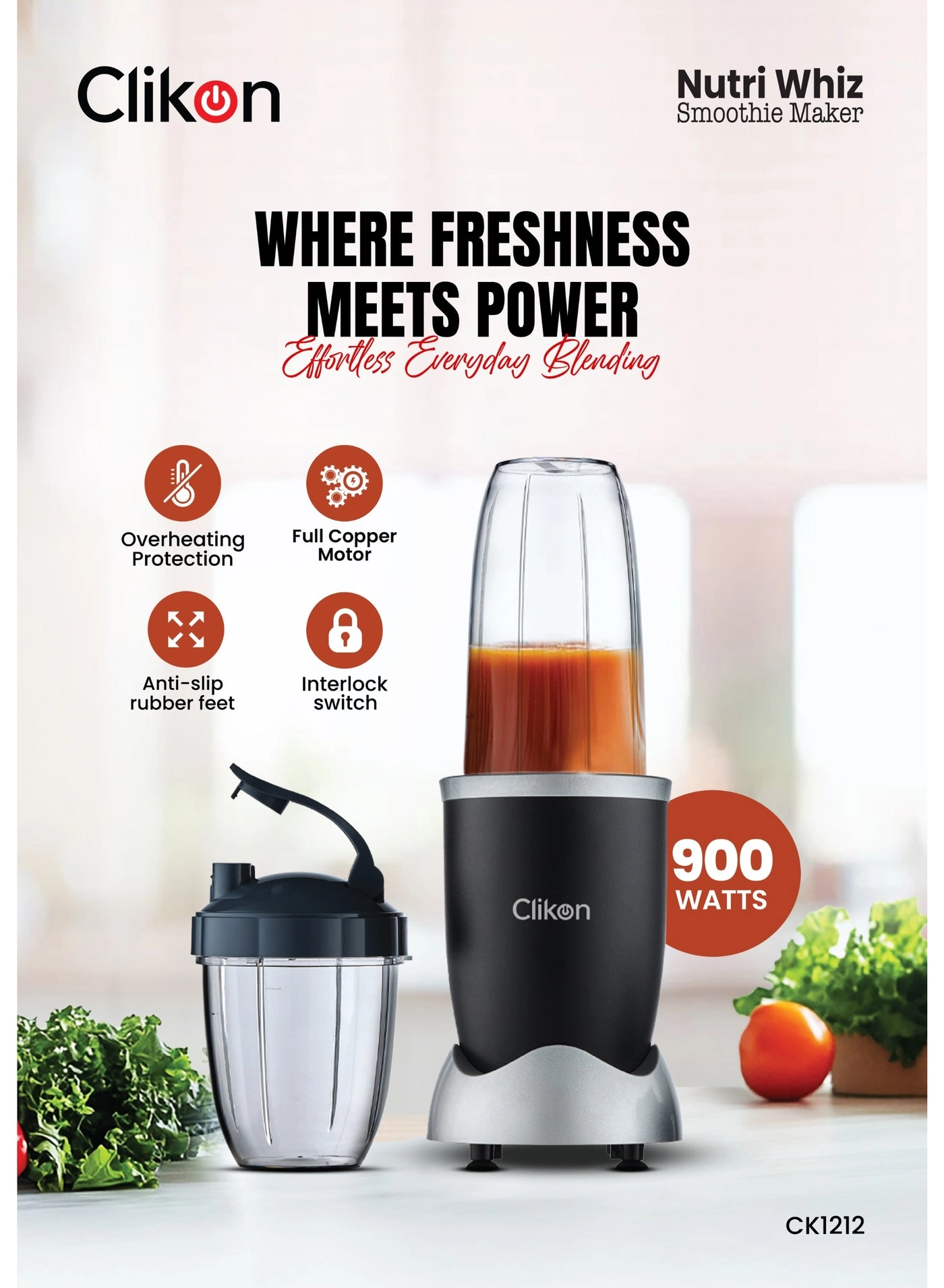 Clikon Nutri Whiz - 900 W