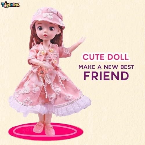 Cute Doll - 12-Inch Plastic Wedding Dress Ages 3+