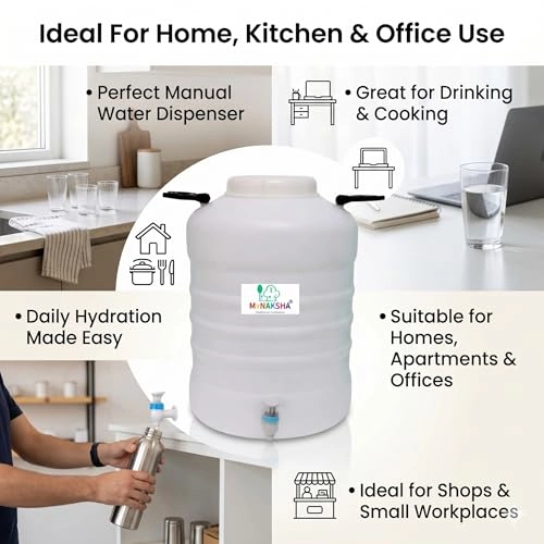 Plastic Water Dispenser - 20l/25 Litre 30 litres