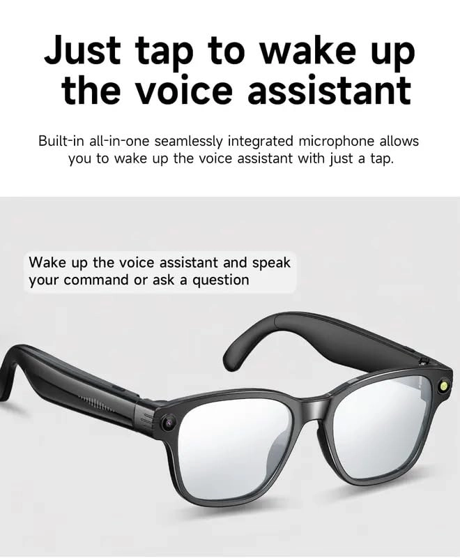 L801 - Smart Glasses Bluetooth Real-time Translation Voice Assistant