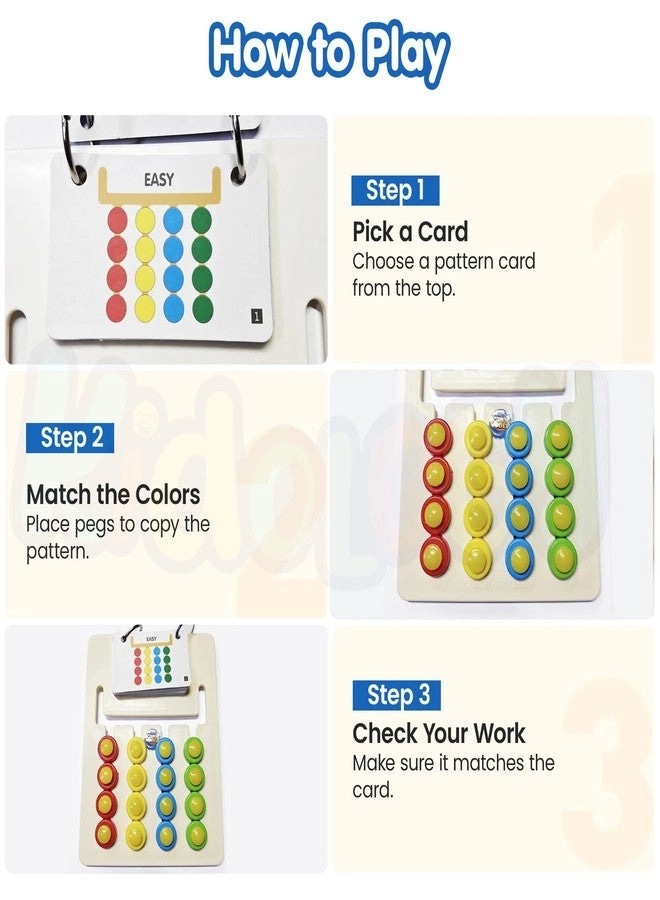 Montessori Slide Puzzle - 4-8 Years