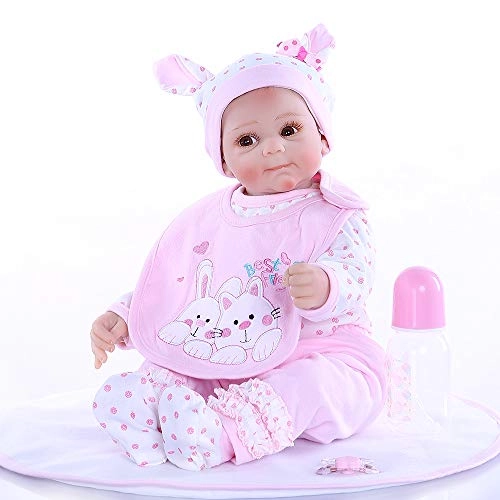Reborn Baby Doll - 21 inch Silicone Vinyl Sweet Face