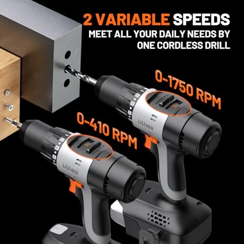 Cordless Drill Driver - 20V 1/2 Inch Keyless Chuck 21+1 Clutch