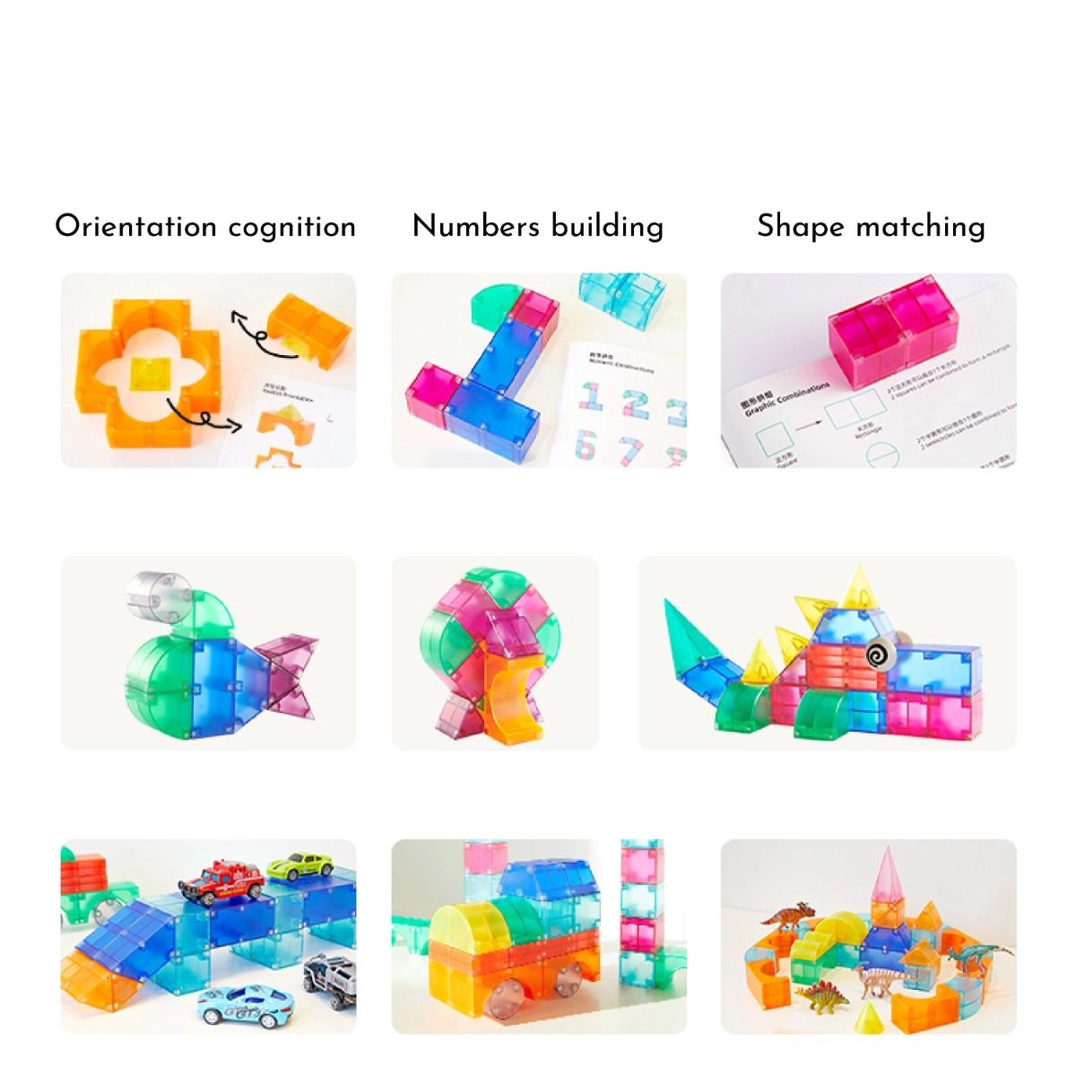 Creative Magnetic Building Blocks - 46 pcs
