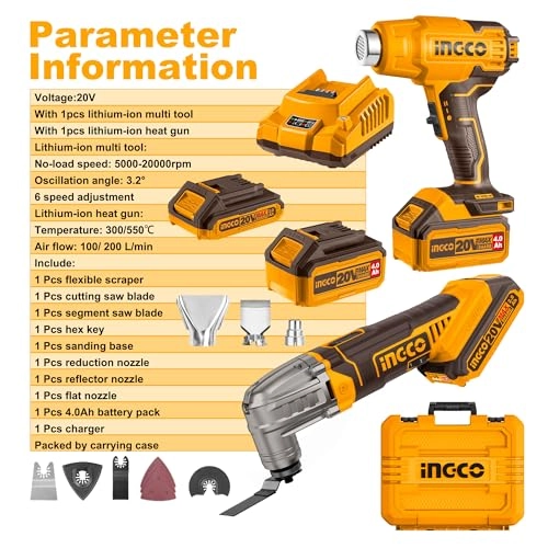 Cordless Tool Set - 4.0Ah 2.0Ah 20V