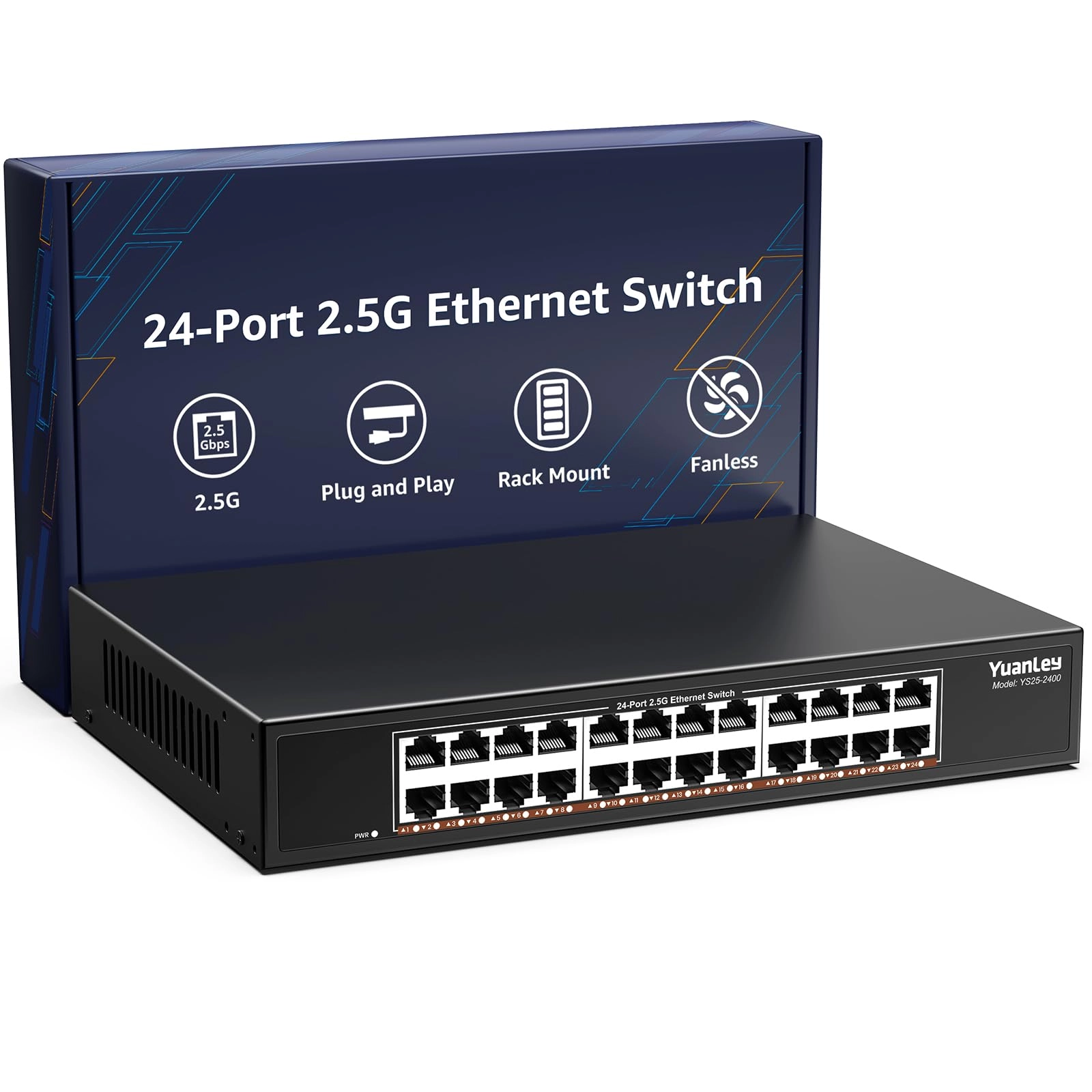 24 Port 2.5G Switch 26-Ports