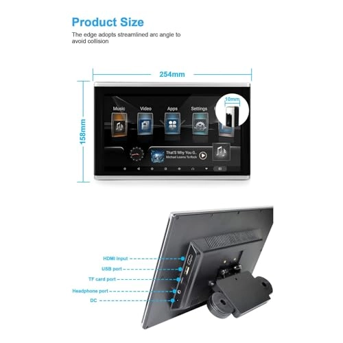 Car Headrest Video Player - 10.1in