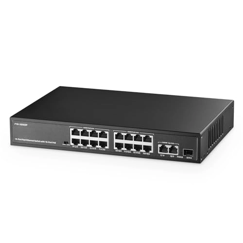 16xPoE+2G+1SFP 19-Ports