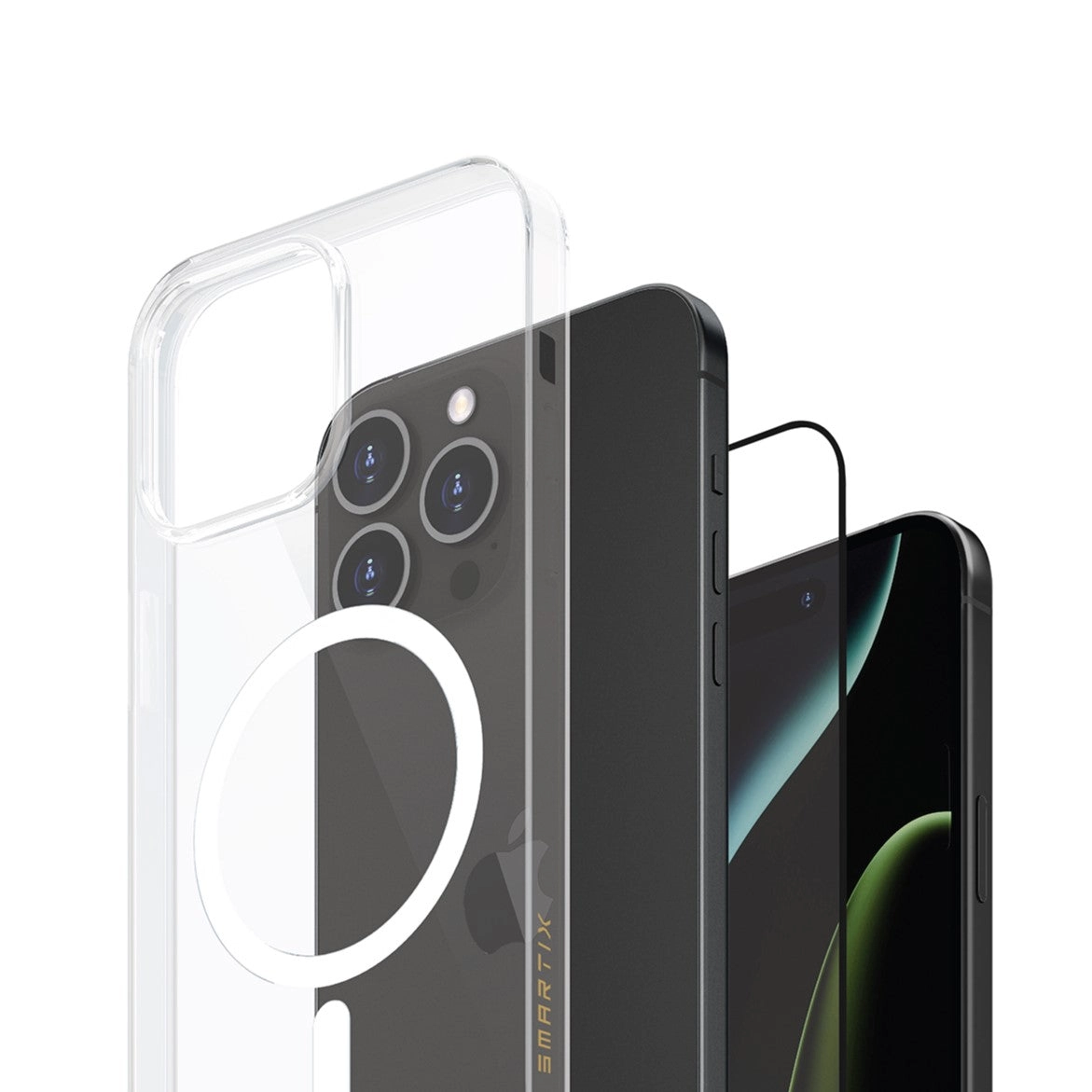 SM16PRBNPV Case & Glass with MagSafe for iPhone 16 Pro