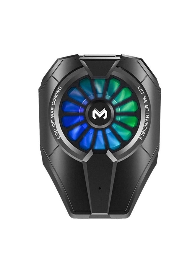 Beauenty Mobile Phone Cooling Fan - RGB Lights Silent