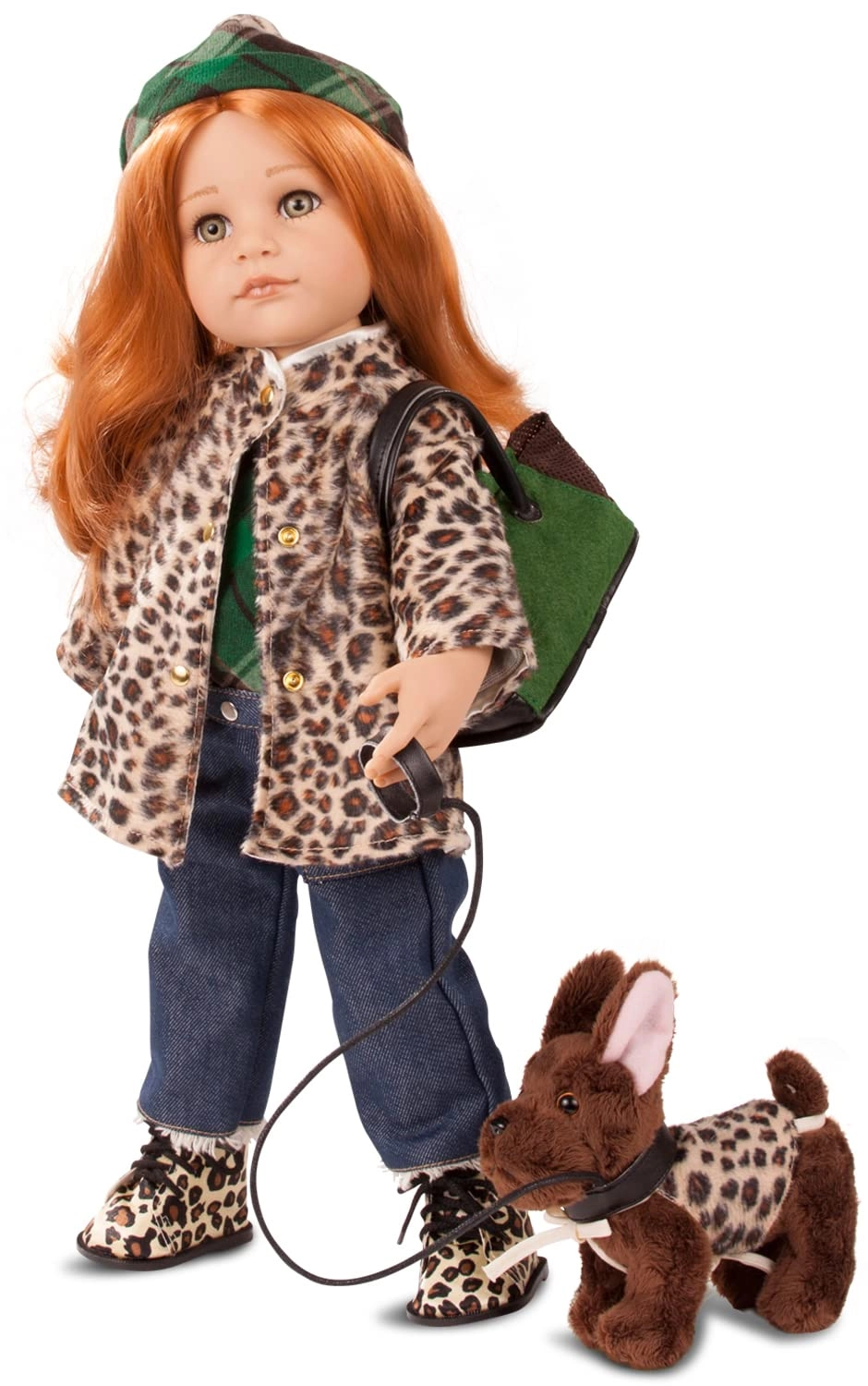 Götz Hannah Poseable Doll - 19.5" All Vinyl Long Red Hair