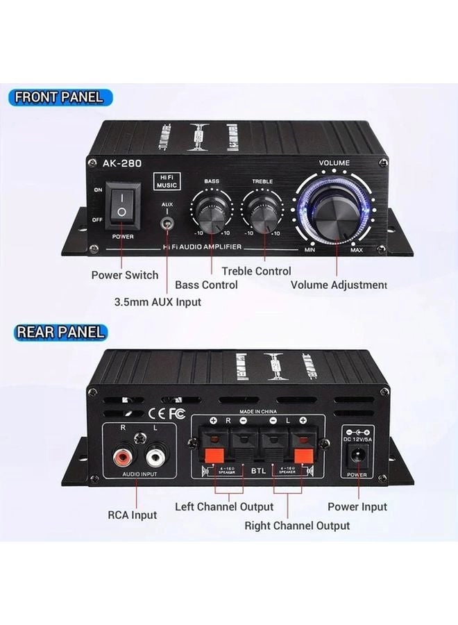 AK280 - 2-channel 40W