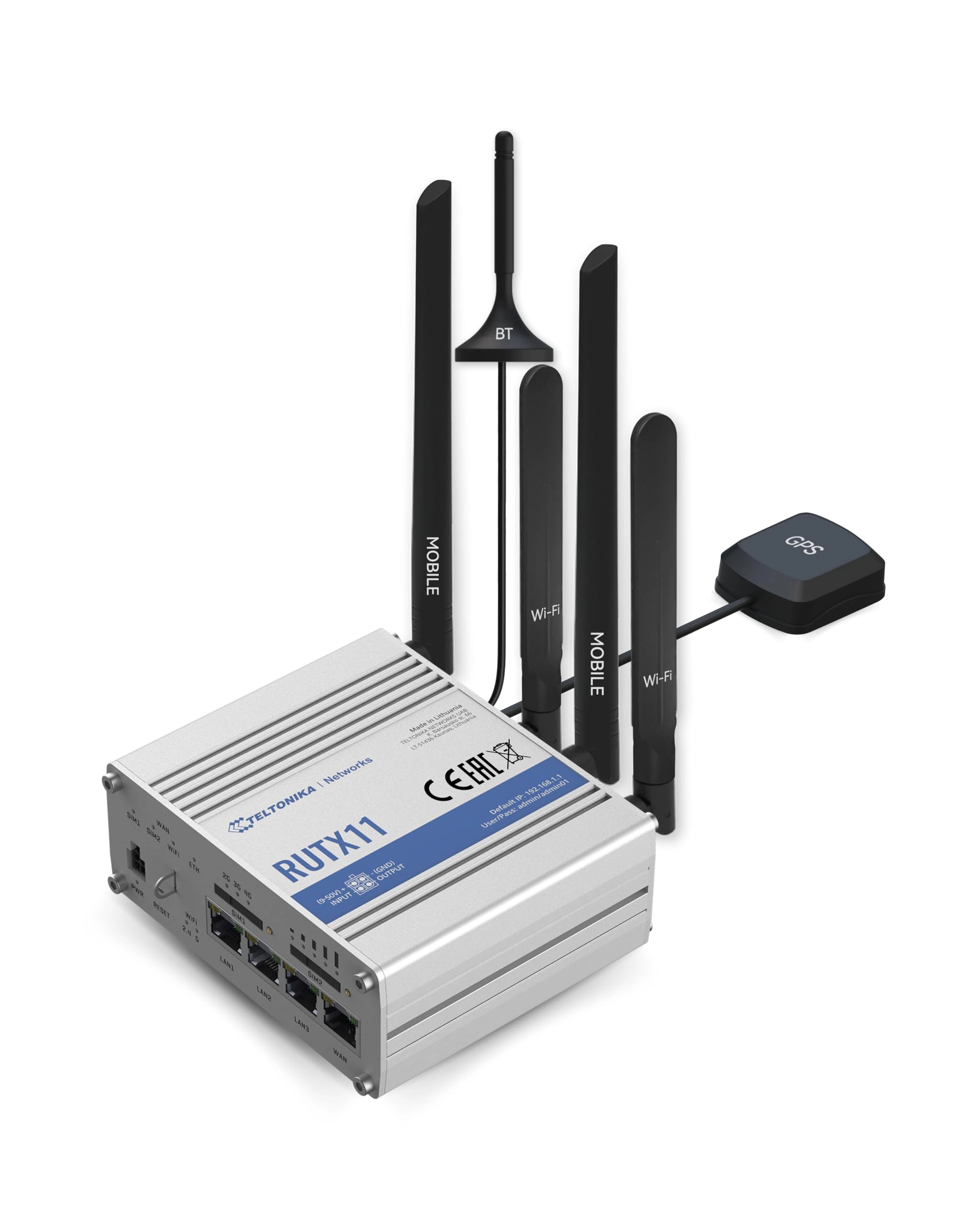 RUTX11000300 - 4G (LTE) Cat 6 802.11b/g/n/ac 867 Mbps