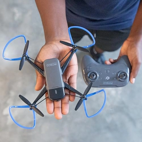 Pitsco Education Echo Drone, Out-of-the-Box Drone Kit, Remote Control and Programmable Drone Quadcopter, STEM Drones, Individual Kit